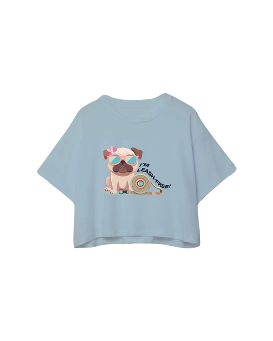 Leash Free Cropped Oversized (Large Print)