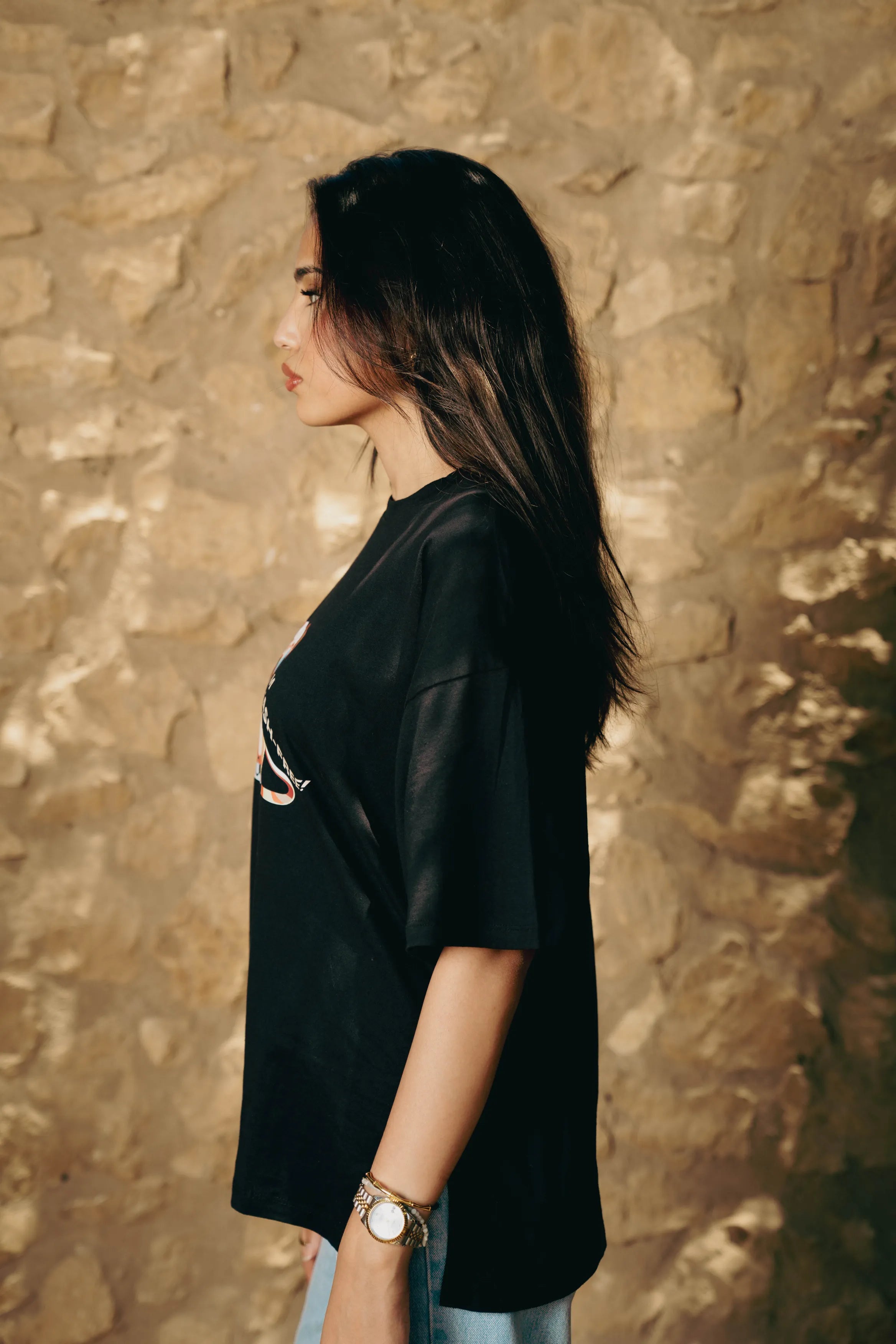 Leash Free Oversized Side-Slit