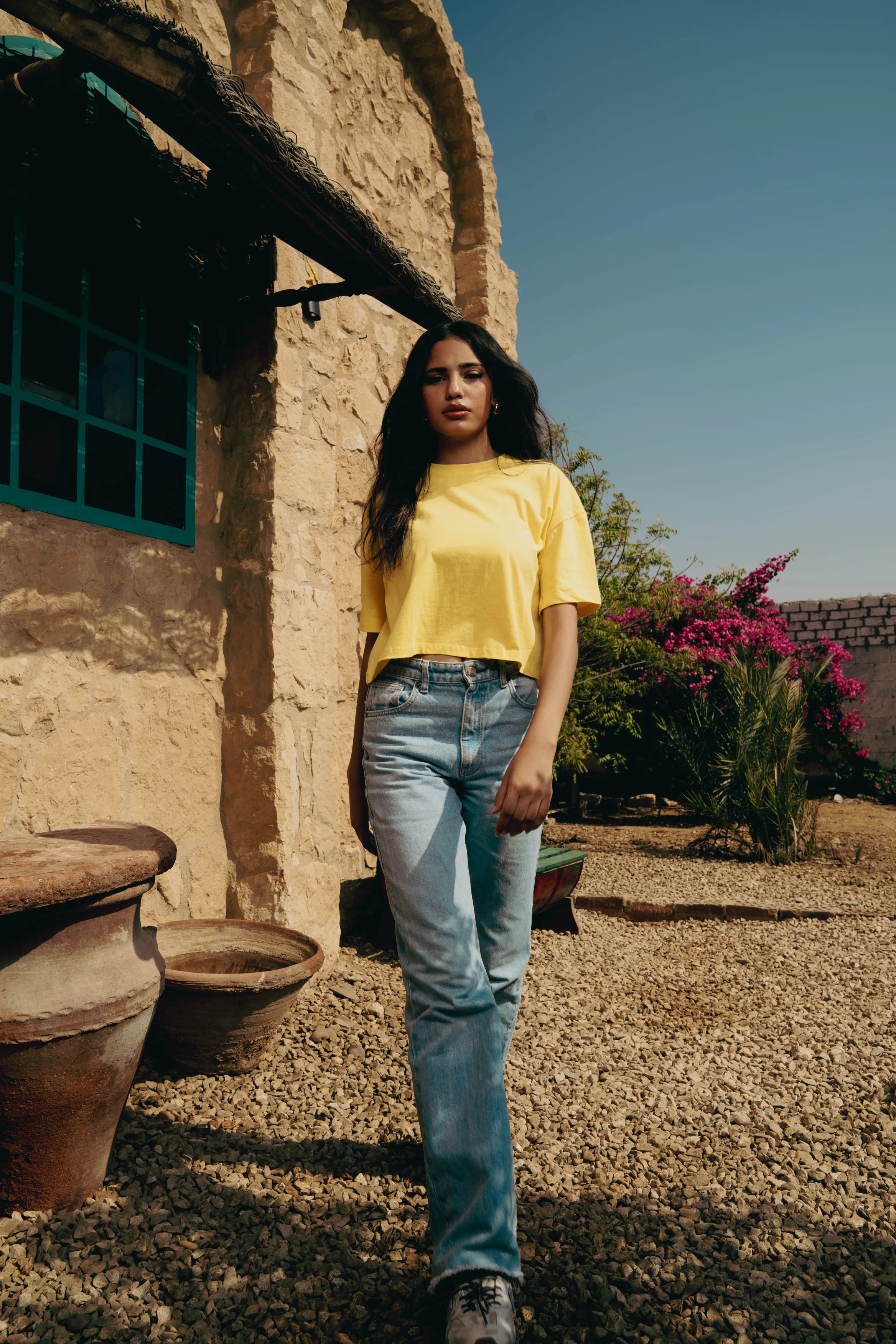 Basic Cropped Oversized