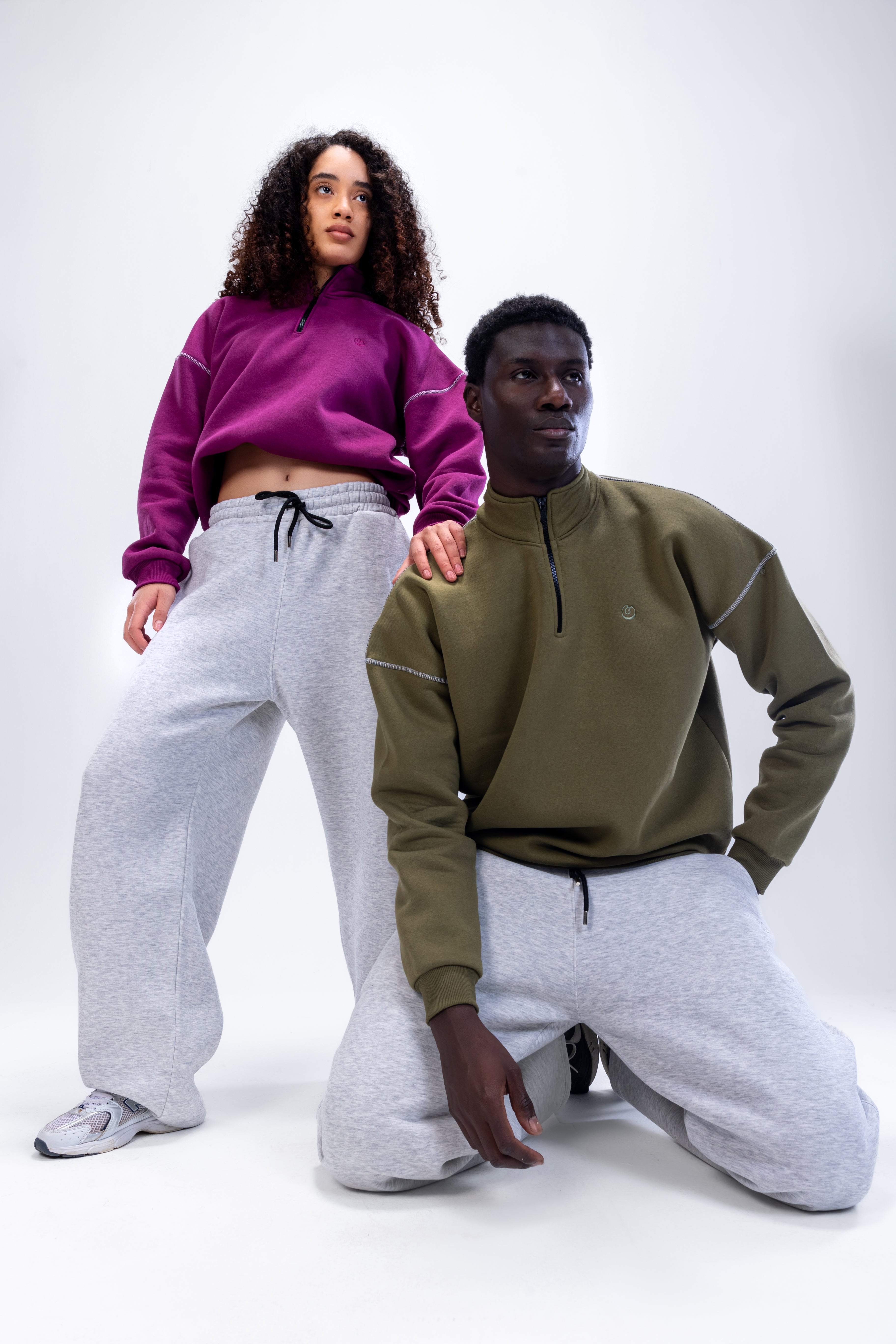 The “Metra Sweatshirt” - Haze -UNISEX