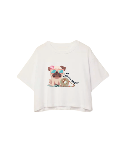 Leash Free Cropped Oversized (Large Print)