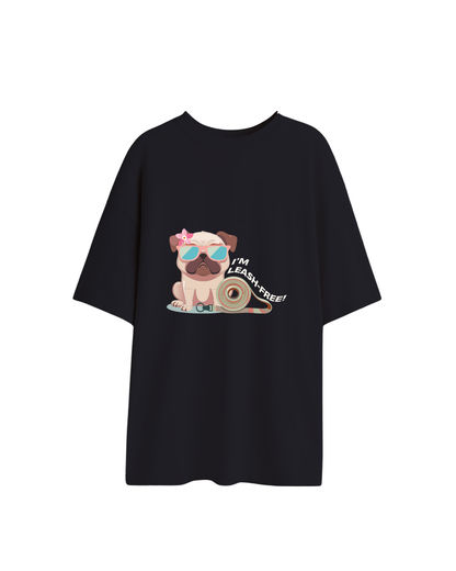 Leash Free Oversized Side-Slit