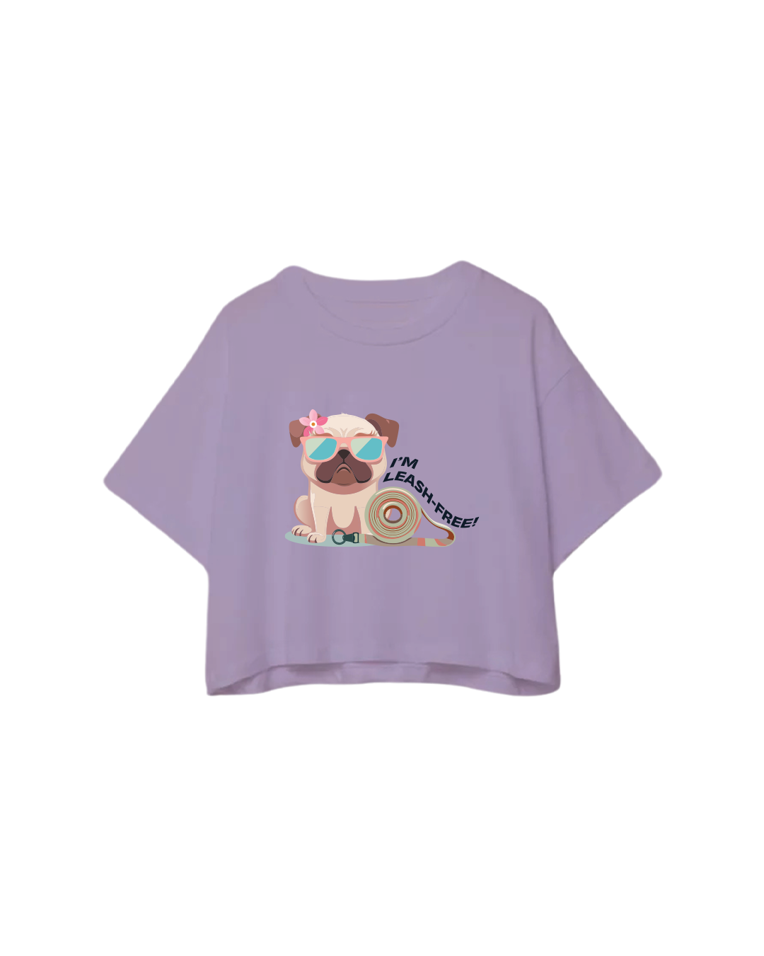 Leash Free Cropped Oversized (Large Print)