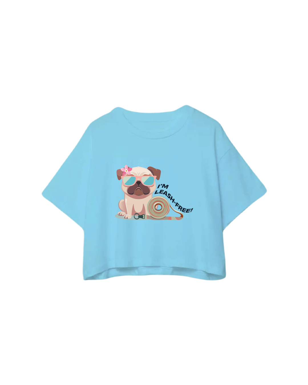 Leash Free Cropped Oversized (Large Print)