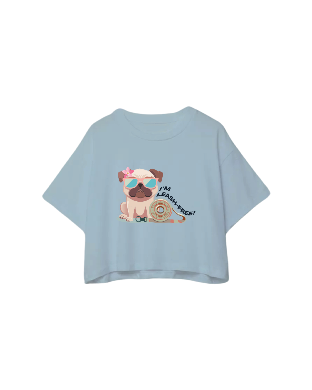 Leash Free Cropped Oversized (Large Print)