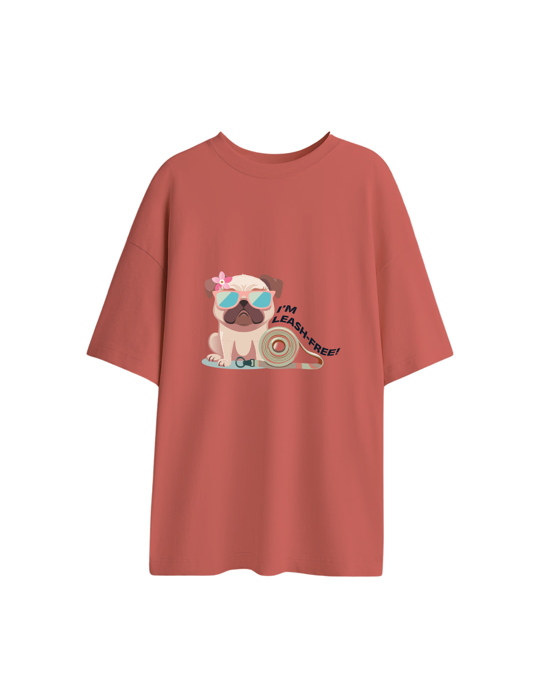 Leash Free Oversized Side-Slit