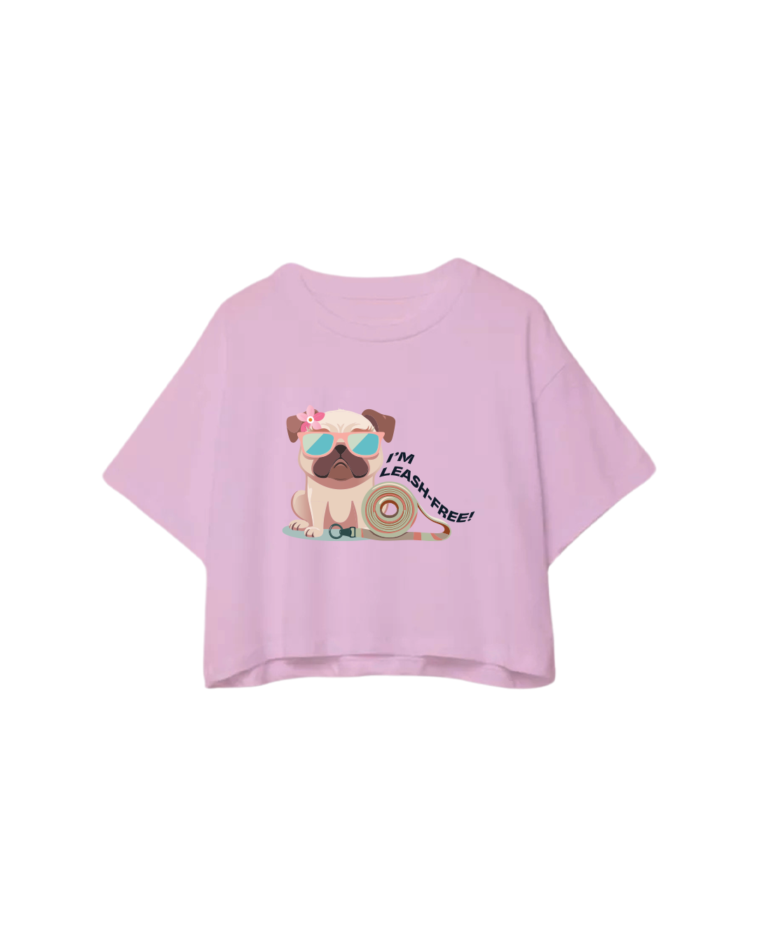 Leash Free Cropped Oversized (Large Print)