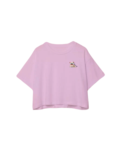 Leash Free Cropped Oversized (Small Print)