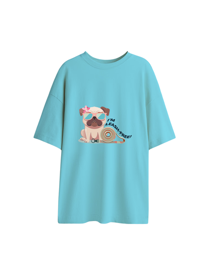 Leash Free Oversized Side-Slit