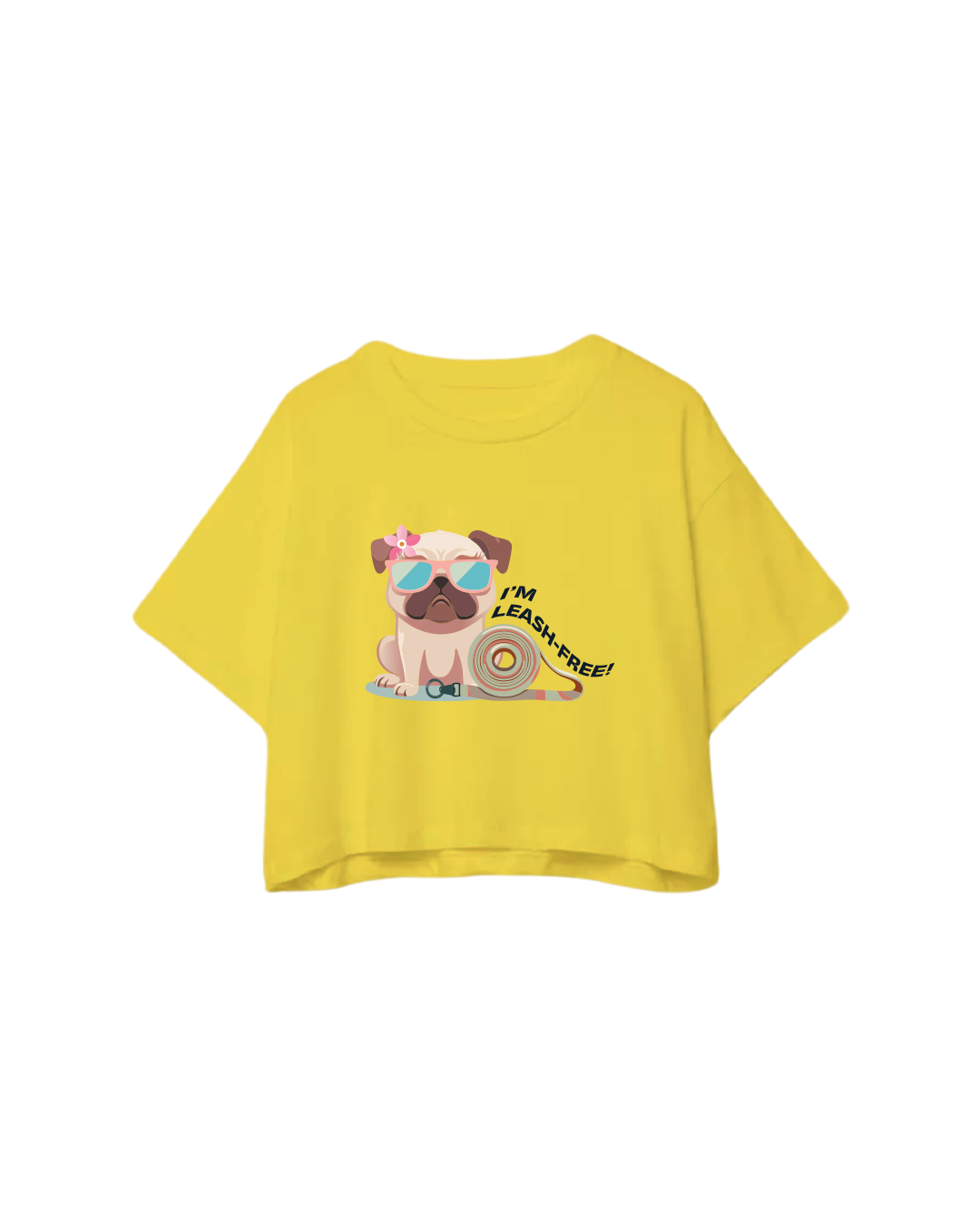 Leash Free Cropped Oversized (Large Print)