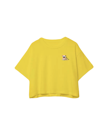 Leash Free Cropped Oversized (Small Print)