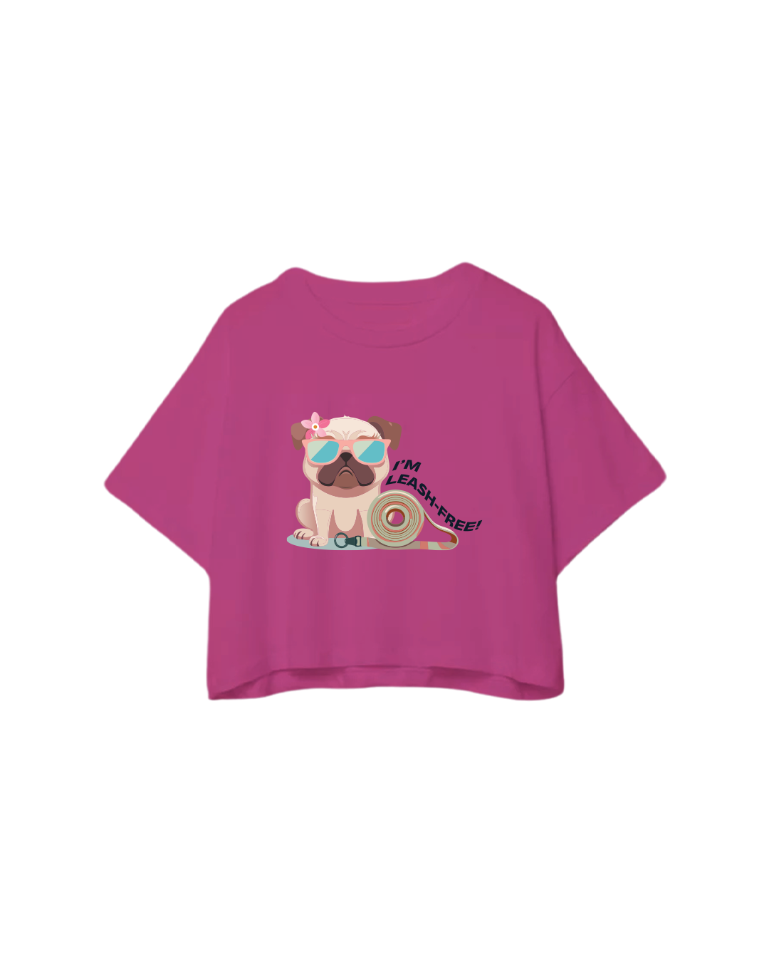 Leash Free Cropped Oversized (Large Print)
