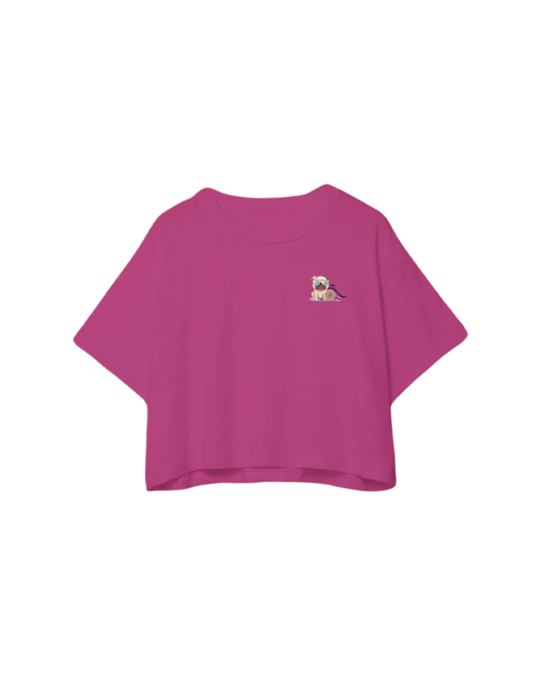 Leash Free Cropped Oversized (Small Print)