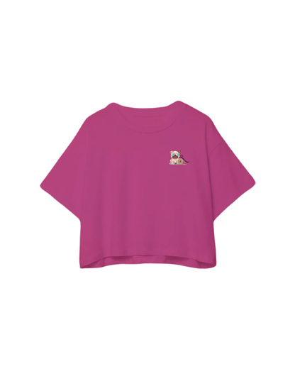 Leash Free Cropped Oversized (Small Print)