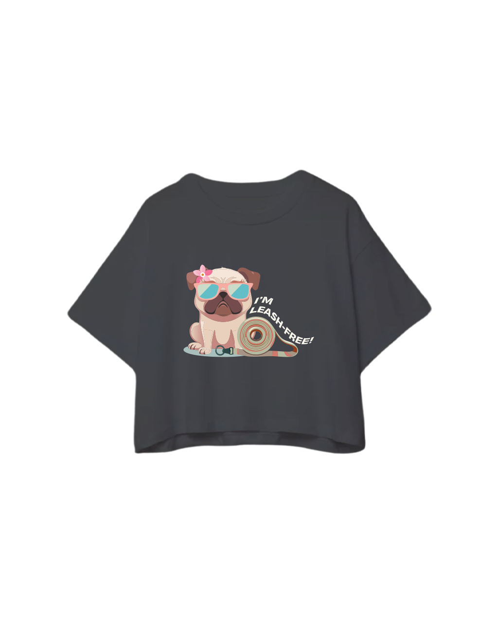 Leash Free Cropped Oversized (Large Print)