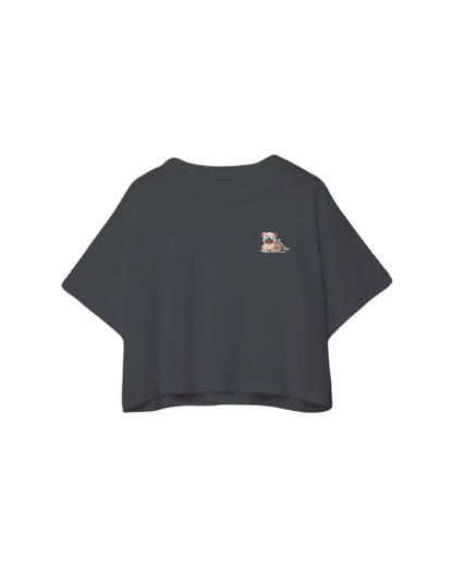 Leash Free Cropped Oversized (Small Print)