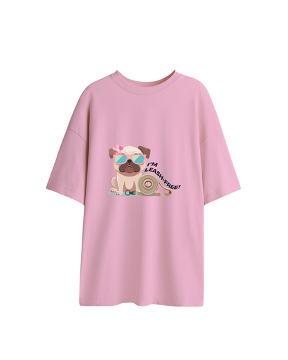 Leash Free Oversized Side-Slit