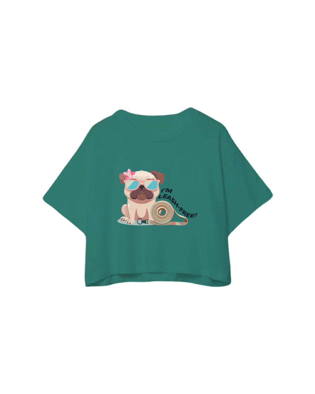 Leash Free Cropped Oversized (Large Print)