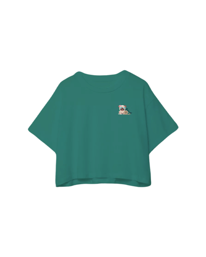 Leash Free Cropped Oversized (Small Print)